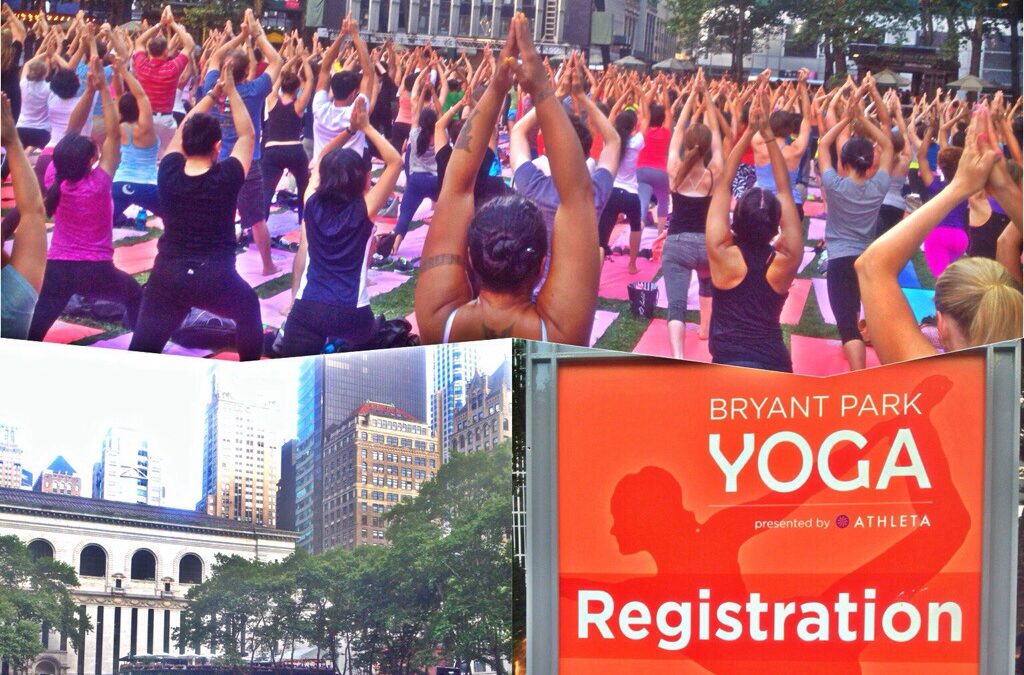 Yoga In Bryant Park